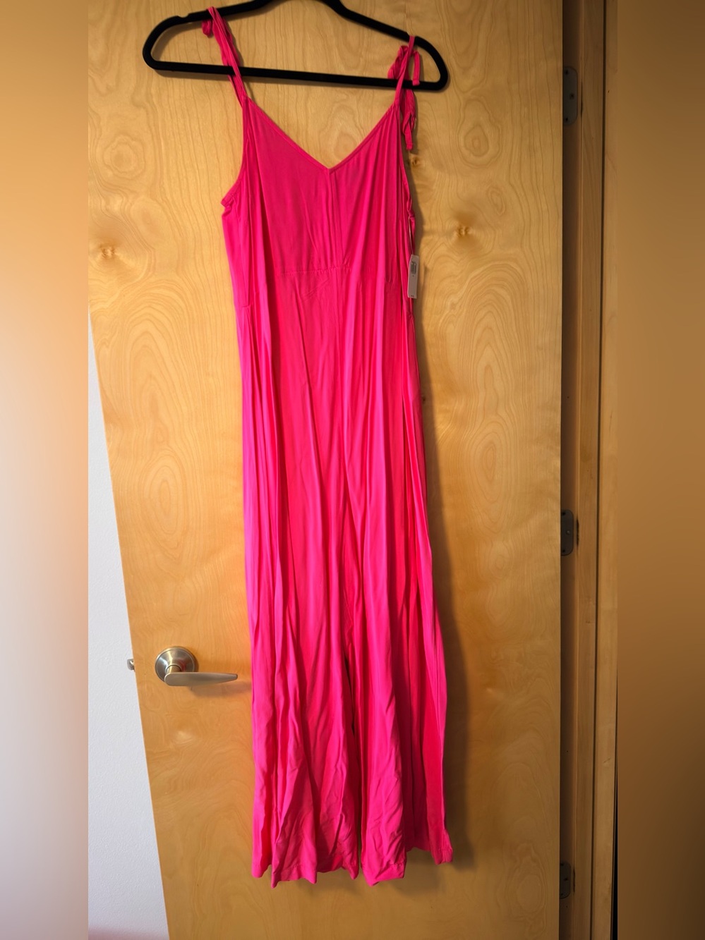Old Navy Hot Pink Maxi Jumpsuit Romper